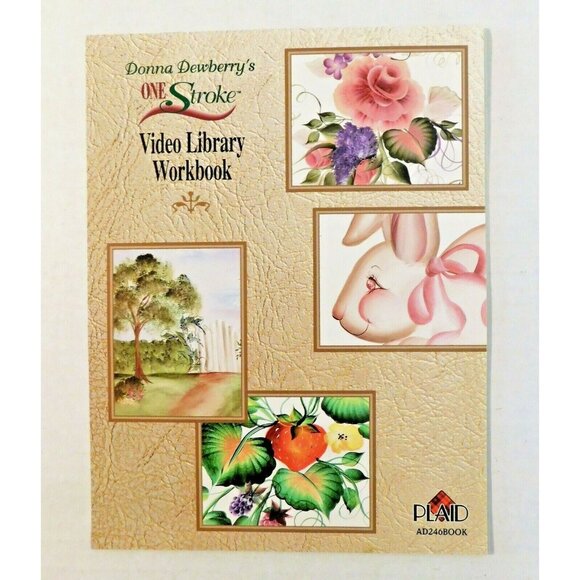 Plaid Enterprises Other - Plaid Donna Dewberry One Stroke Video Library Workbook Decorative Painting